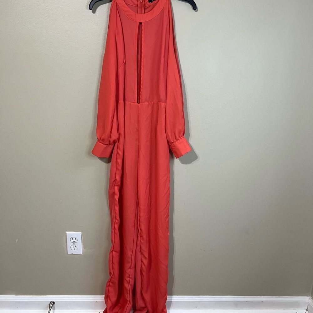 Zaful large pink jumpsuit